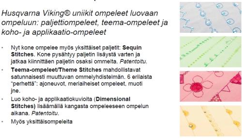 ainutlaatuiset ompelutekniikat