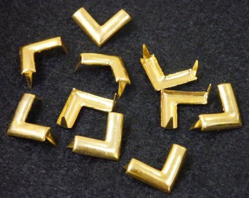 Koristekulma taitettavilla piikeillä 10 kpl, väri kulta