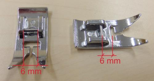 Peruspaininjalka yleismalli 6mm:n akselietäisyydellä ja suoralla neula-aukolla