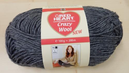 Crazy Wool neulelanka 100g/200m, Red Heart