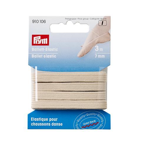 Ballett-Elastic kuminauha 7mm 3m beige, Prym