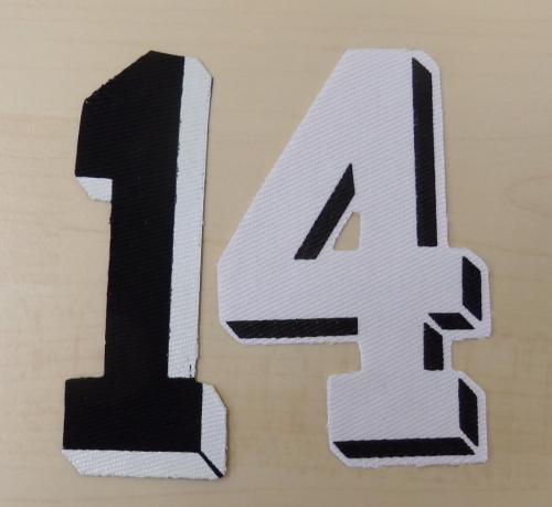 Silitettävä merkki, musta pieni numero (0, 1, 2, 3, 4, 5, 6, 7, 8, 9)