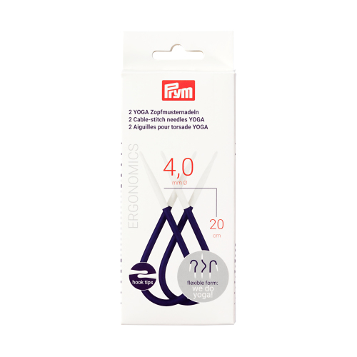 Yoga palmikkopuikko 4,0mm 2kpl, Prym