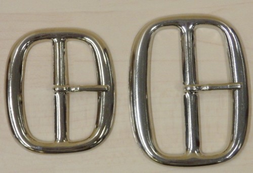 Metallisolki keskipienalla ja piikillä, 40mm ja 50mm, nikkeli, 10KPL