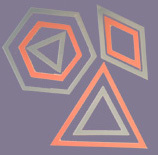 Tilkkutyösabluunat triangle/hexagon Clover