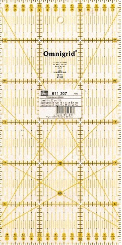 Viivain Omnigrid 15 x 30 cm (tai 6 x 12 tuumaa)