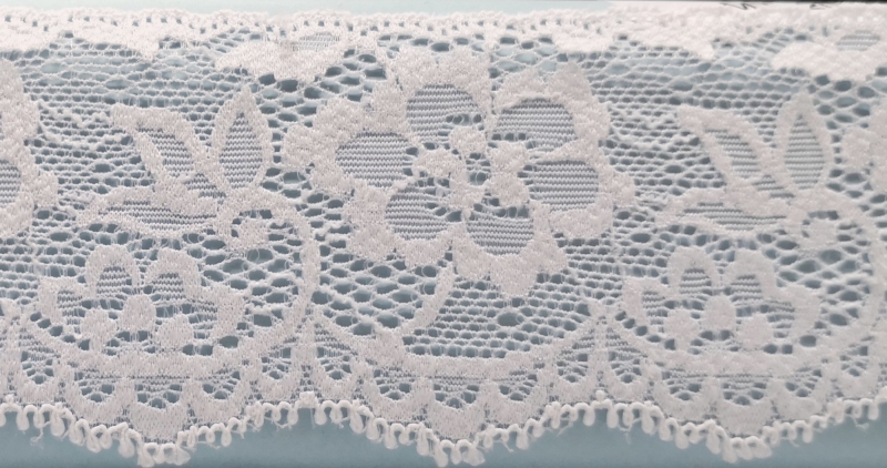 Joustopitsi leveä valkoinen