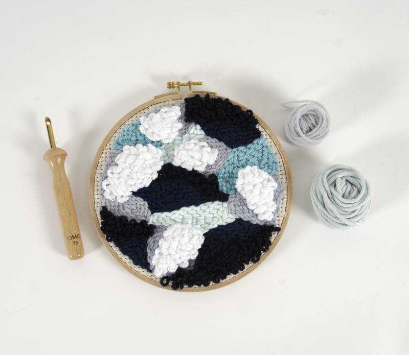 AMB punchneedle ja työ