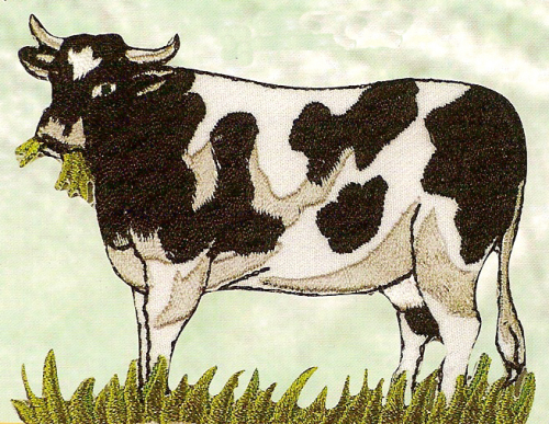 Merkki lehmä, silittämällä kiinnittyvä, Prym