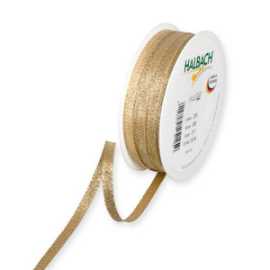 Nauha kulta lurex kapea 6mm 50m 7,60