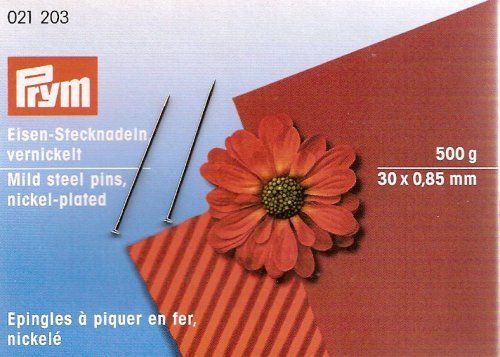 Nuppineula teräspäällä 30 x 0,85mm 500g:n rasia