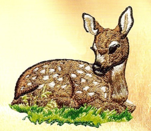 Merkki, makaava bambi, silittämällä kiinnittyvä, Prym